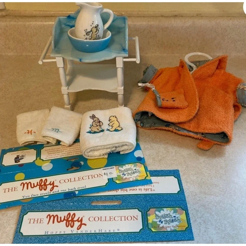 Vtg Muffy VanderBear Lot 80s/90s NABCO Bear Clothing Accessories‎ Books Stickers